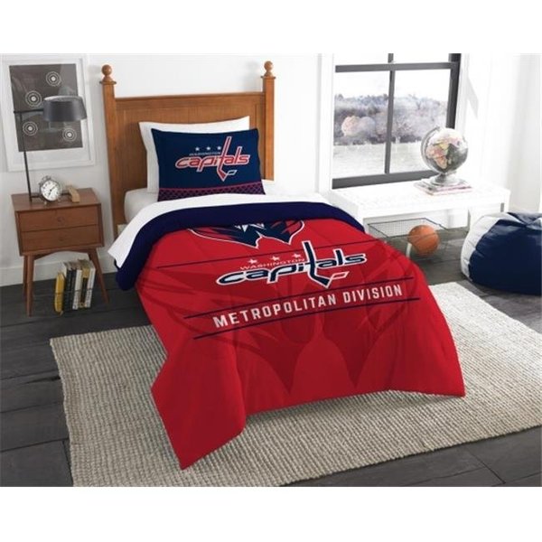 The North West Company The Northwest 1NHL862010025RET NHL 86201 Capitals Draft Comforter Set; Twin 1NHL862010025EDC